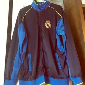 Real Madrid Soccer Futbol Track Jacket